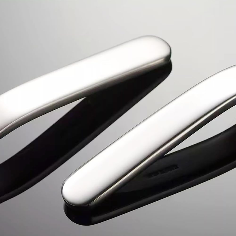 KKU-MIM Stainless Steel Ladle, Korean Style Wide Serving Spoon, 3.25 inch wide, 1 Inch Deep, 7 Inch Length, Mukbang Style, 304 Stainless Steel, 18/10