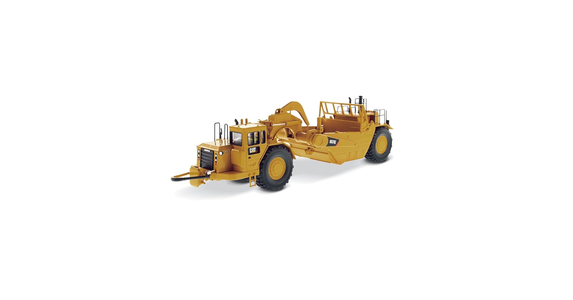 ミニカー DM 1/50 CAT 657G WHEEL TRACTOR-SCRAPER CAT Caterpillar 657 G Wheel Tractor Scraper with Operator