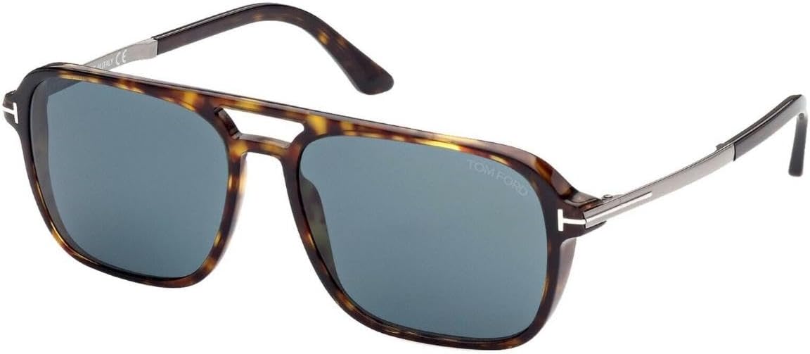 Tom Ford CROSBY FT 0910 Dark Havana/Blue 59/16/140 men Sunglasses