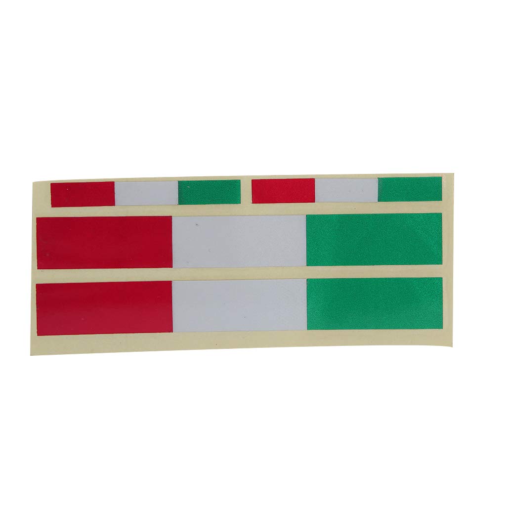 Adesivi Bandiera Italia 3D - Coppia 33mm Resinati, Per Auto E Moto, Made In Italy - Foto 3