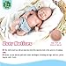 Vollence 14 inch Full Body Silicone Baby Doll That Look Real Not Vinyl Dolls Realistic Newborn Platinum Real Silicone Baby Dolls for Kids Birthday Child Christmas Toys Gifts