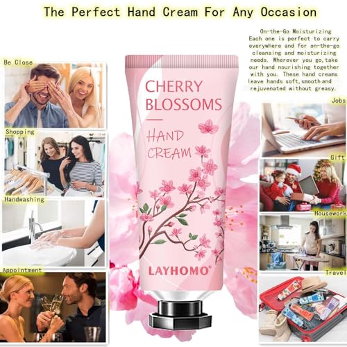  20 Pack Travel Size Hand Lotion Gifts Set for Women and Girls
| Stocking Stuffers Hand Cream Gift Set for Dry Hands, Wo