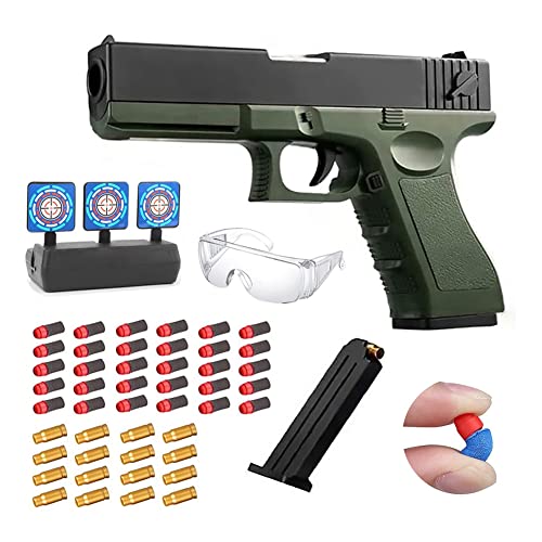 Soft Bullets Toy Gun, Safety Soft Bullet Gun, Toy Guns for Boys, Great Gift for Boys and Girls (Green)