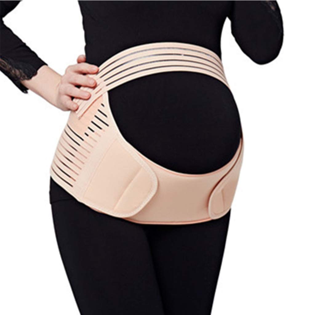BATLAM Mutterschafts-Stützgürtel Taillen-/Rücken-/Bauchband, Schwangerschaftsstütz-Bauchbandage bietet Komfort und Linderung während der gesamten Schwangerschaft,B,XL