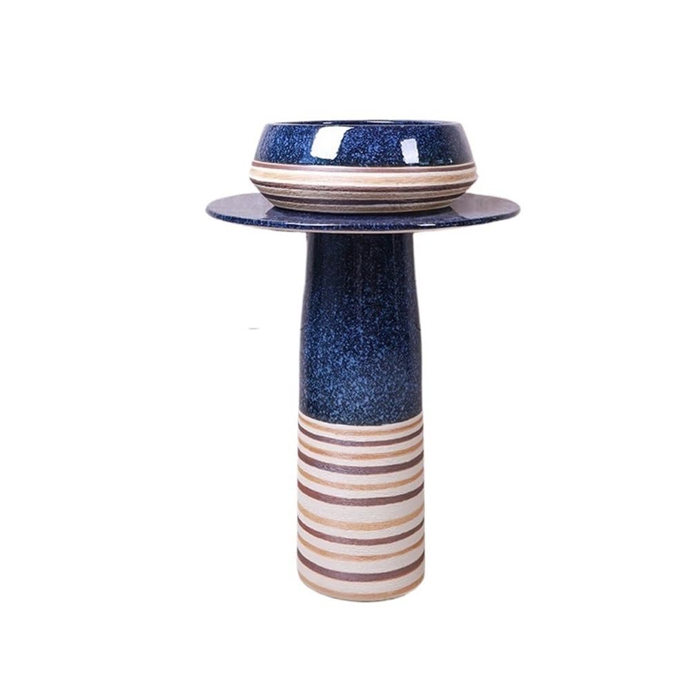 Free-Standing Bathroom Pedestal Sink with Faucet and Drain Kit Freestanding Ceramic Wash Basin Lavatory Column