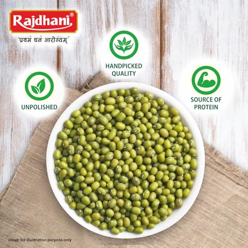 Image of Rajdhani Moong Sabut, 1kg