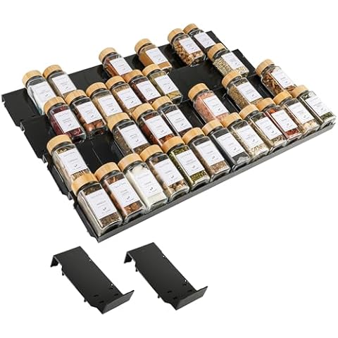 Pameil 36 Pack Adjustable Spice Organiser Cover