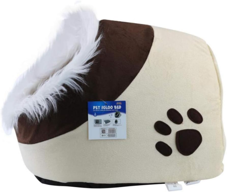 Lettuce Eat ® Soft Comfy Pet House Indoor Warm Igloo and Sofa Cave Cat Dog Beds