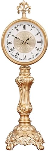 Reloj de mesa europeo retro para el hogar, reloj de mesa para sala de estar, adornos, reloj de escritorio, dormitorio, silencioso, reloj de