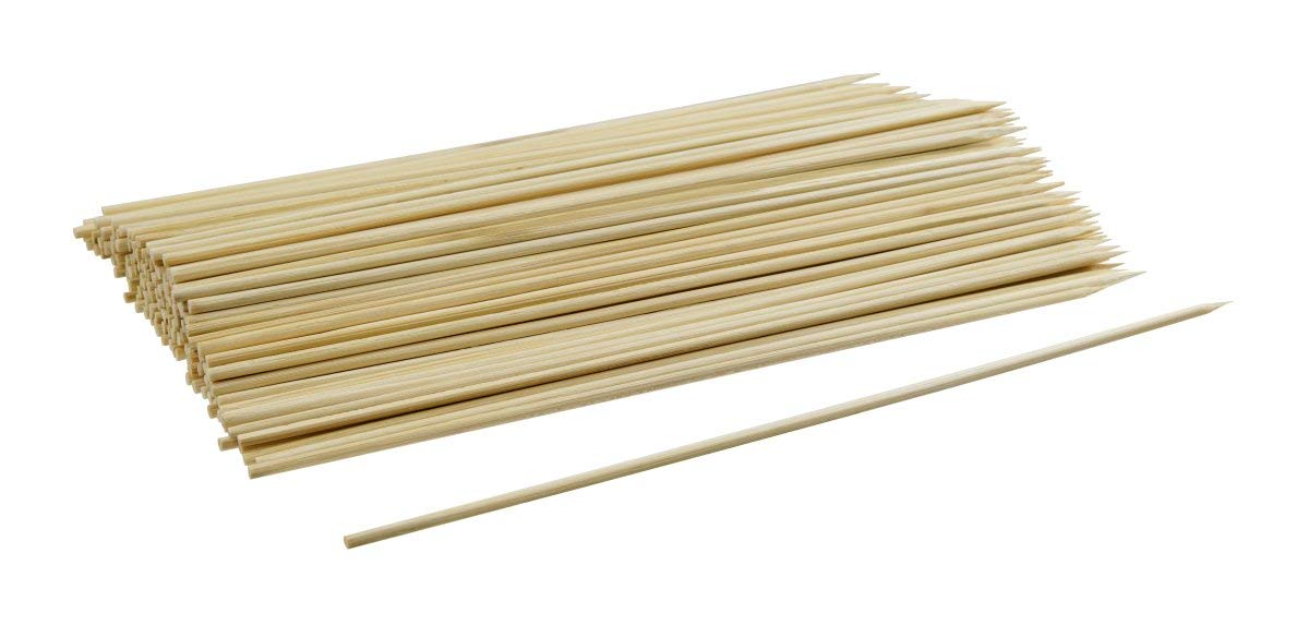Fackelmann Barbecue Sticks Set Gastro Party of Bamboo, Brown, 20 x 0.1 x 0.1 cm