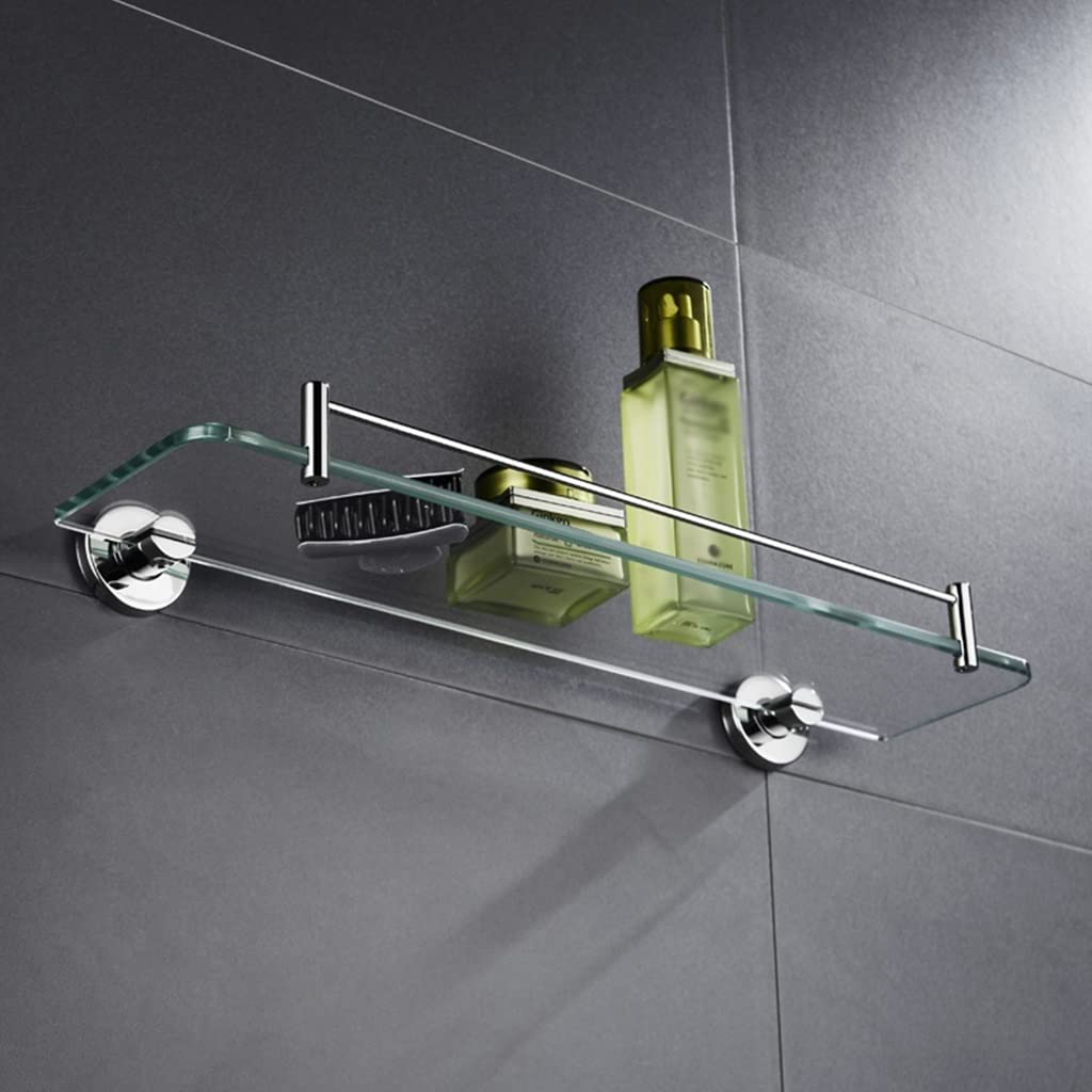Scaffali da Bagno squisiti Porta mensole per Doccia da Bagno in Vetro da Bagno, Scaffale cosmetico per Doccia in Vetro Stile Moderno a Strato Singolo (Color : 4 PCS)