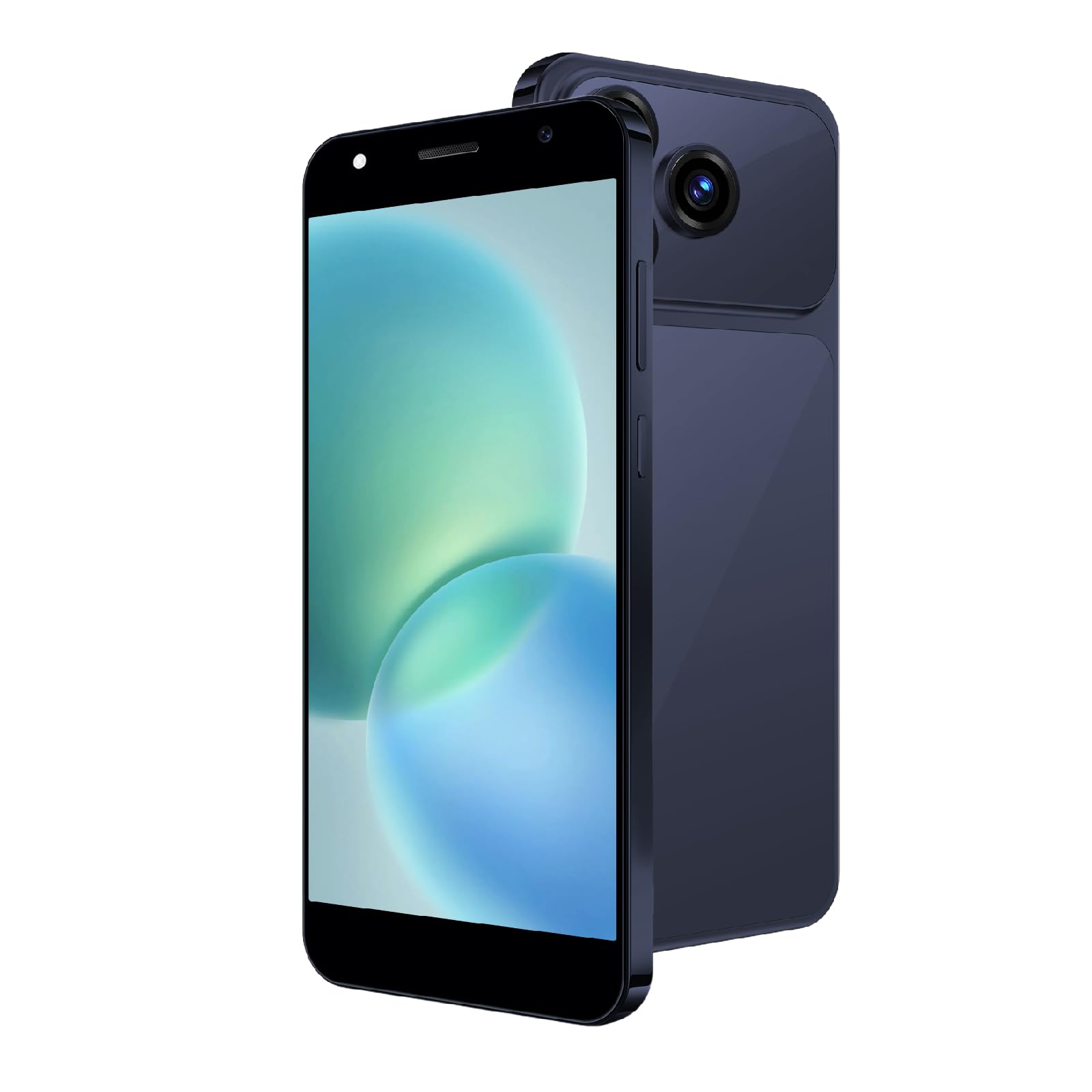 Déverrouillez votre téléphone, écran de 5,0 pouces, 2 Go de RAM + 16 Go de ROM/TF 128 Go, double caméra 2 MP + 2 MP, prise en charge du réseau 4G, double SIM, convient aux débutants (bleu