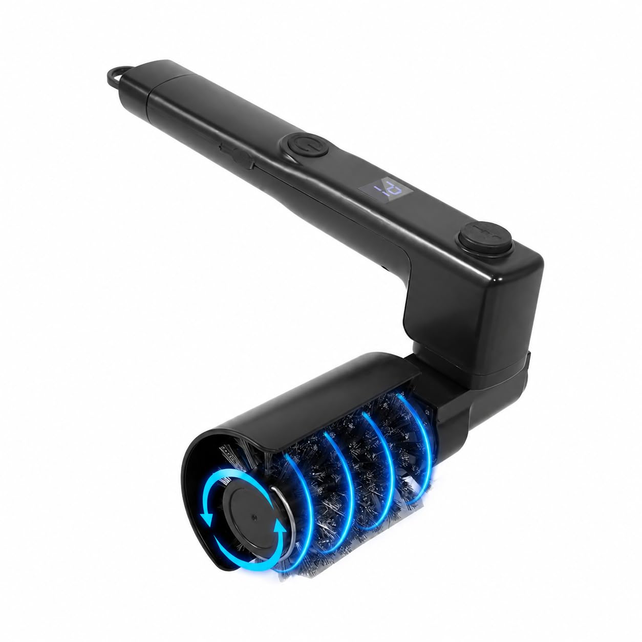 Spazzola Elettrica per Barbecue Senza Fili Angolo 270° Regolabile | 3 livelli pulizia, durata 90 min, impermeabile IPX7, testine acciaio inox e nylon, USB-C, grigliate e barbecue carbonella