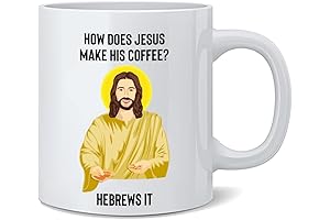 Poster Foundry How Does Jesus Make His Coffee? Hebrews It Funny Humor...