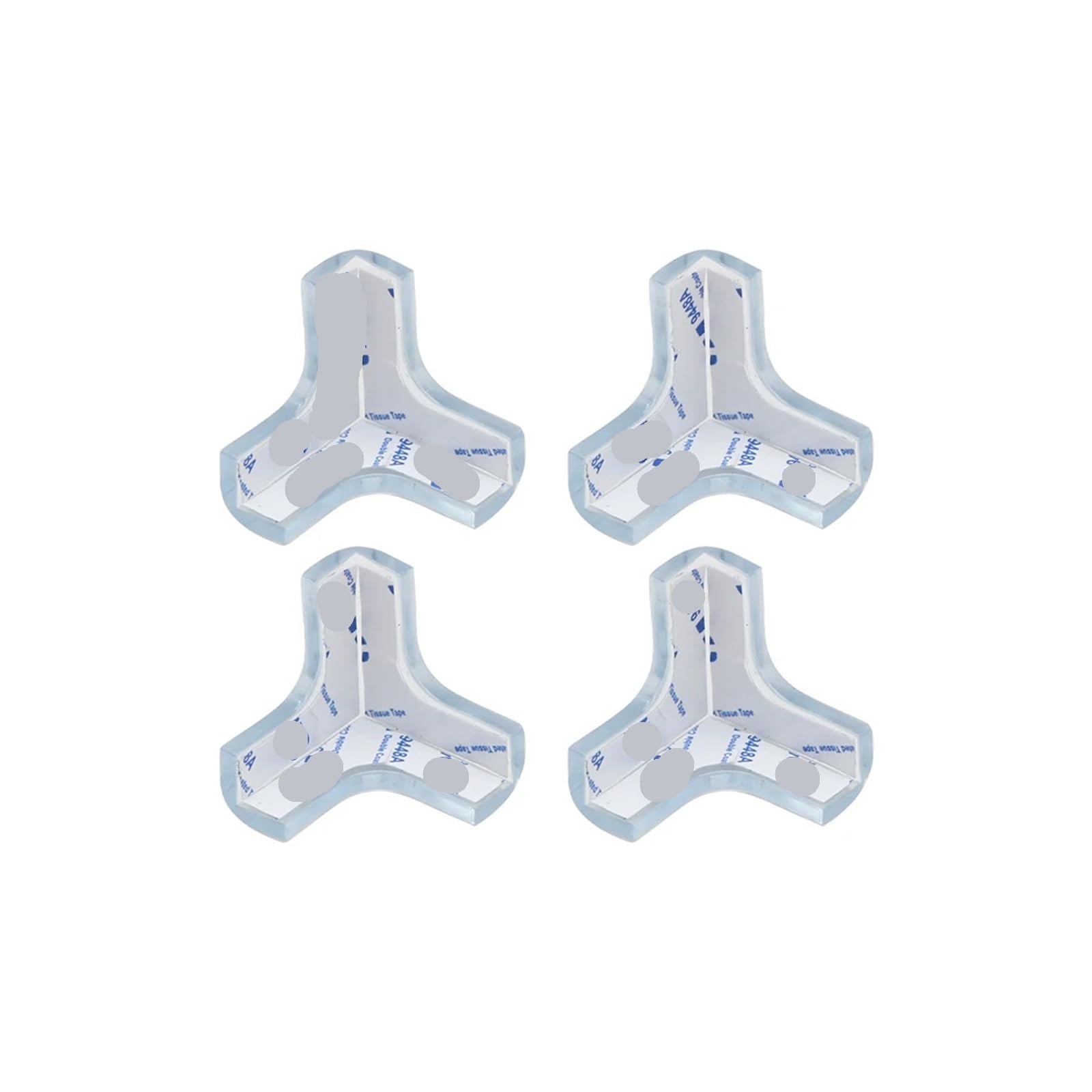 WDWDW Corner Edge Table Protectors Children Safety Silicone Furniture Protection Transparent Anti Collision Guards