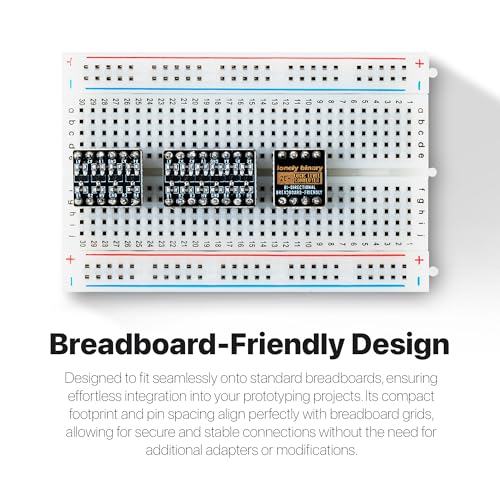 Image of LONELY BINARY 27-Pack Logic Level Converter 2 /4 /6 Channel 3.3V to 5V | 18x 2-ch + 6x 4-ch + 3x 6-ch; bi-directional, auto-direction; I2C, SPI, UART; 2.54mm, breadboard; for Arduino, ESP32, Pico