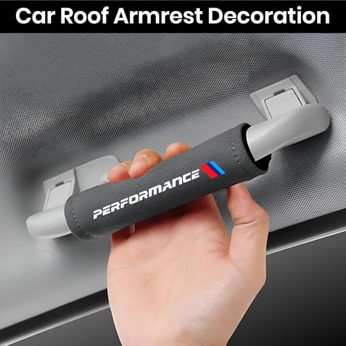 Image of Black Car Handle Roof Cover Grab Handle Roof Cover for car Luggage Compartment Lightweight Pack of 2