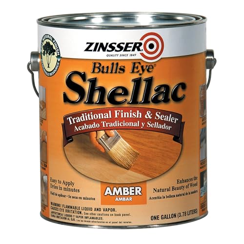 Zinsser 701 Bulls Eye Shellac Traditional Finish & Sealer Gallon Amber