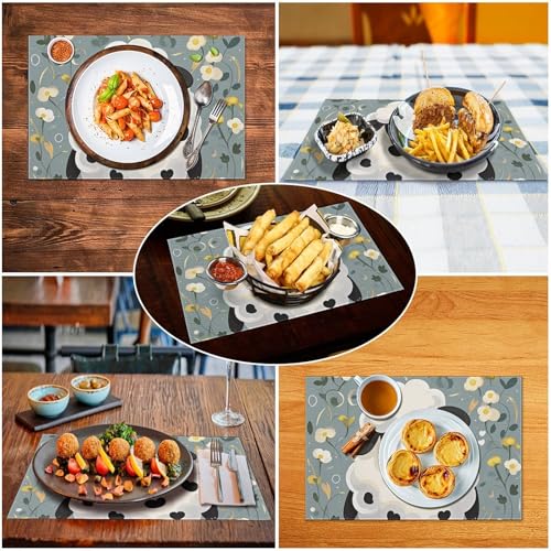 Sets de table anti-tache lavables pour préserver vos meubles en bois