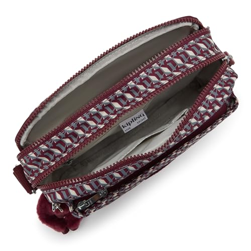 Image of Kipling Women's Abanu Medium Crossbody Bag, Lightweight, Adjustable Nylon Waist Pack with Multi-Compartment Zip Pockets
