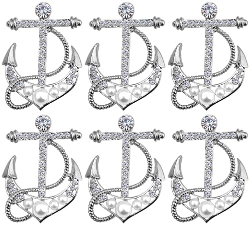 Image of Cameo Brooch Vintage Silver Tone Lady Portrait Brooch Pins for Women Victorian Jewelry Crystal Rhinestone Brooches for Hat Scarf Collar Lapel Handbags Shawls for Christmas