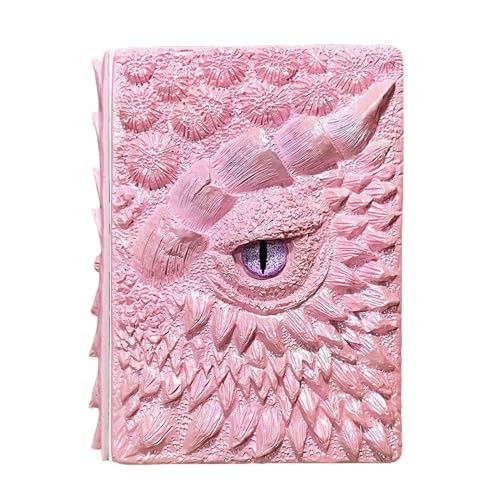 Dragon Lovers Writing Journal | Hardcover Travel Notepad | Decorative Dragon Eye Notebook | Travel Writing Journal | Resin Engraved Journal | Embossed Resin Engraving For Unique Look