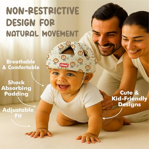 Image of LILTOES Baby Head Protector for Safety of Kids 6M to 3 Years- Baby Safety Helmet with Proper Air Ventilation & Corner Guard Protection (Chuby Cub)