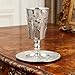 Fituenly Versilberter Kelch Untertasse, Vintage-weinglas, Traditioneller Havdalah-Becher Für Das Jüdische Pessachfest, Kiddusch-Becher-Set, Gastgeschenk, Judaica-Geschenk