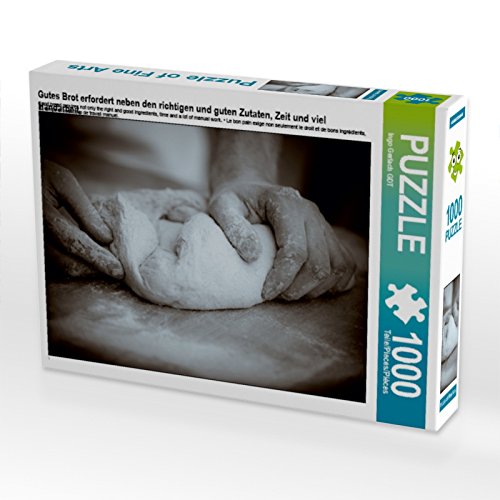 CALVENDO Le Puzzle Bon Pain nécessite en Plus des Bons et Bons ingrédients, du Temps et Beaucoup de Travail Manuel. 1000 pièces de Taille 64 x 48 cm Image de Puzzle Photo par Ingo Gerlach
