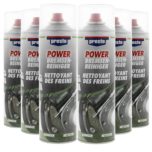 presto 531583 Sixpack Nettoyant pour freins POWER 500 ml