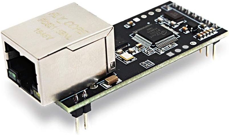 Angled view of Taidacent W7500 Cloud Ethernet Module, highlighting the RJ45 port