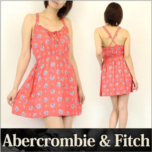 Amazon Co Jp Abercrombie Fitch アバクロンビー フィッチ アバクロ 正規品 レディース キャミワンピ 花柄 ワンピース Xs Pnk 並行輸入品 服 ファッション小物