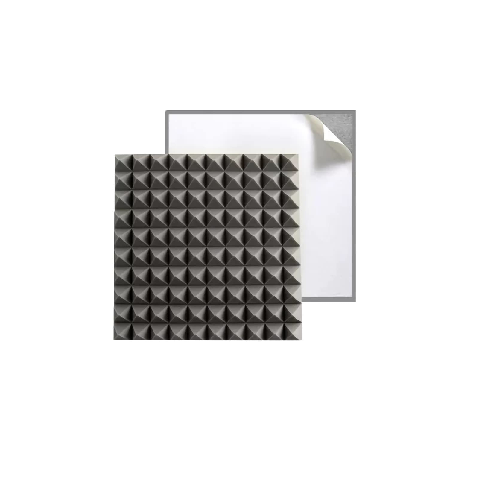 Genérico 10 Paneles acústicos de algodón ignífugo de Alta Densidad con Ranuras Triangulares, Material Absorbente de Sonido de Baja Densidad para Reducir el Ruido (Color:)