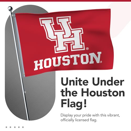 Houston Cougars Flag - NCAA Licensed - Nylon - 3' x 5' by Victory Corps - Used condition - Image 7