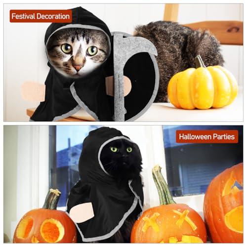 Disfraz capa Halloween para perros y gatos talla S miniatura 5