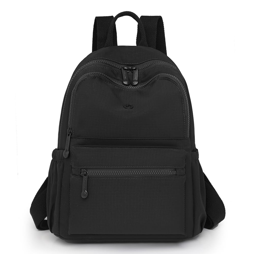 Rucksack Damen Wasserdicht Nylon Damenrucksack Casual Daypack Frauen Elegant Schultertasche Cityrucksack Reiserucksack für Reisen Schule Arbeit
