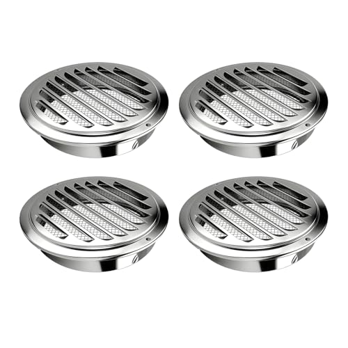 Évents de soffite ronds pour aérer le plafond de la salle de bain en continu - 2