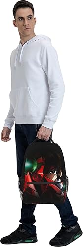 Miniatura 8 de Mochila japonesa de anime para la escuela secundaria mochilas Dxd para niños y niñas mochila unisex multiusos de lona Negro - Mochilas Daypack