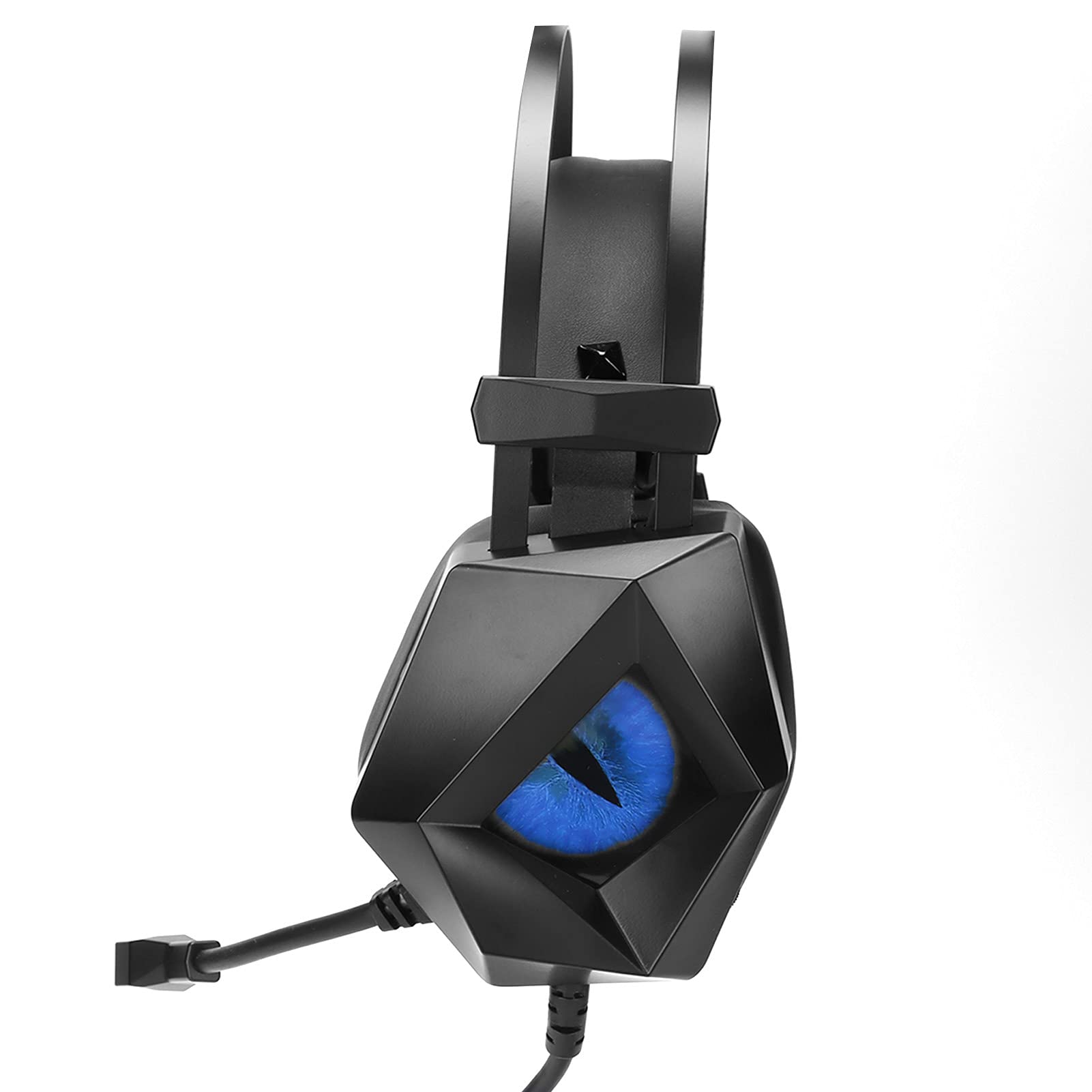 Cuffie da Gioco Competitive Cablate con Surround e Cancellazione del Rumore per Giocatori e PC - Finitura Resistente Blu Ghiaccio