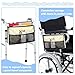 Noprintge Walker Bag Accessories Owl Print Wheelchair Basket Pouch Seniors Attachment for Folding Rolling Walkers Carry Storage Carrier Tote Lightweight Universal Size