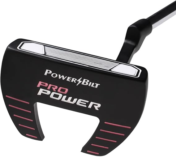 Powerbilt Pro Power Womens Complete Golf Club Package Set, Right and Left Handed, Standard, Petite & Tall Includes Driver, Fairway, Hybrid, 6-PW, Mallet Putter, Stand Bag, 3 Headcovers