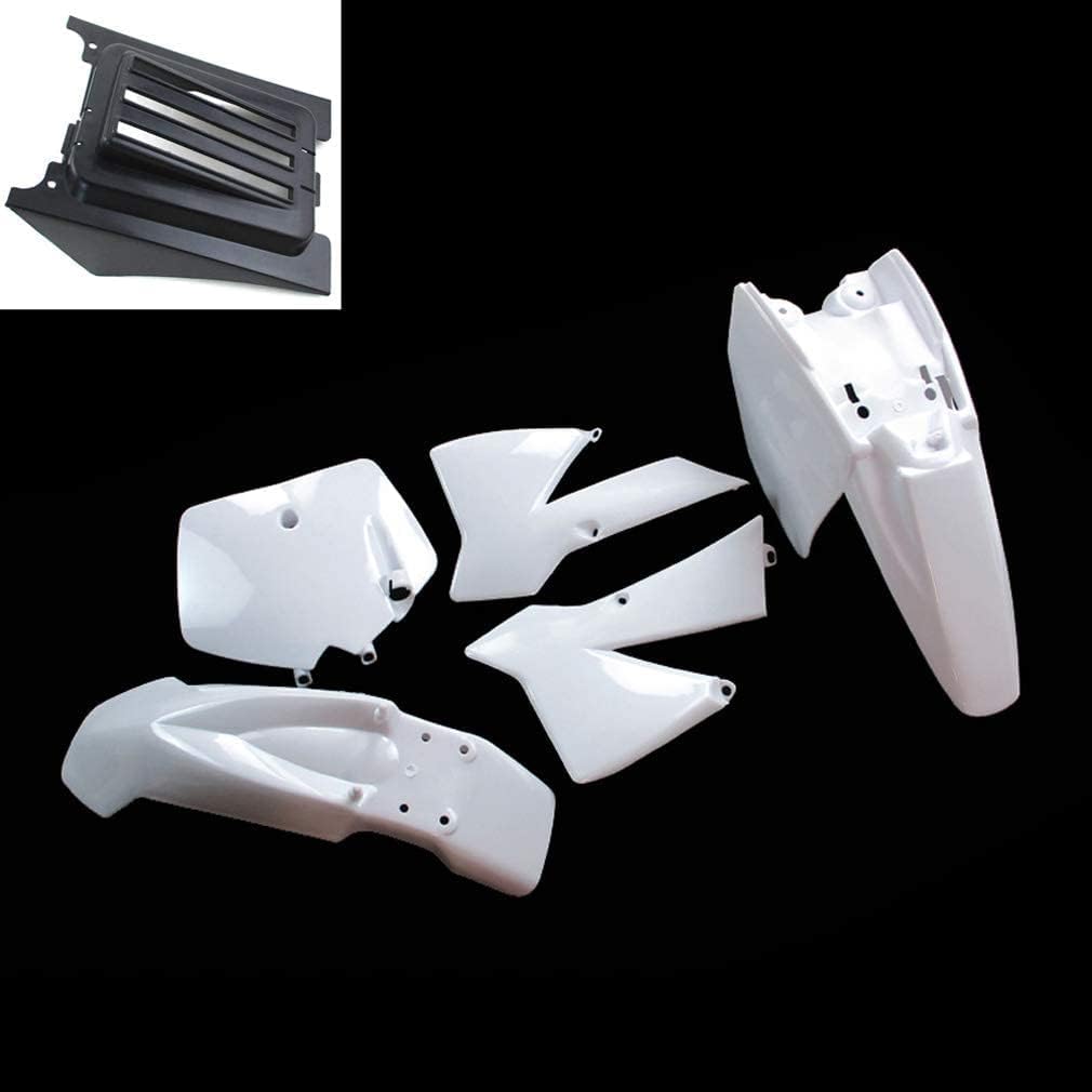 RedCap Complete Plastic Fender Fairing Kit for KTM50 SX 50 JUNIOR 50cc Dirt Bike - Direct Bolt-On Replacement for 2002-2008 Models - White Fender Plastic Parts