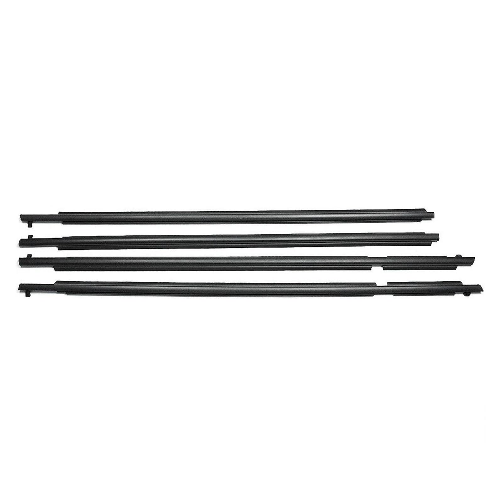 para Toyota Rav4 EE. UU. 2006-2012 4 Piezas Burlete de Goma para Ventanas Exteriores Tira de presión Impermeable Cinta de Sellado