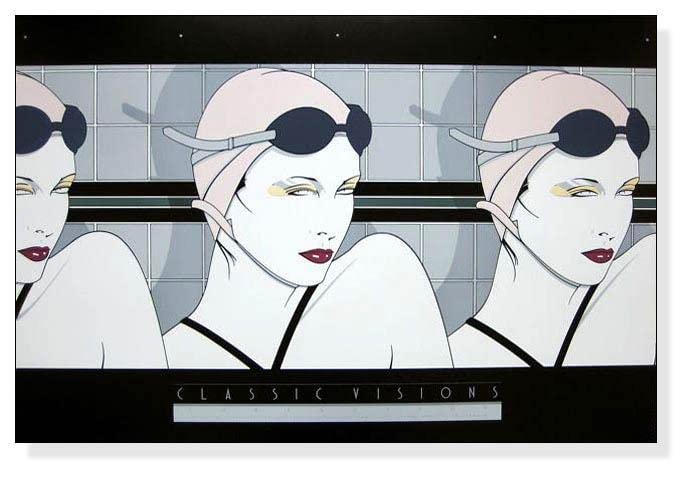 Swimmers 1979年/パトリック ナーゲル/ポスター Amazon.co.jp: Swimmers 1979 Patrick Nagel Poster : Home & Kitchen