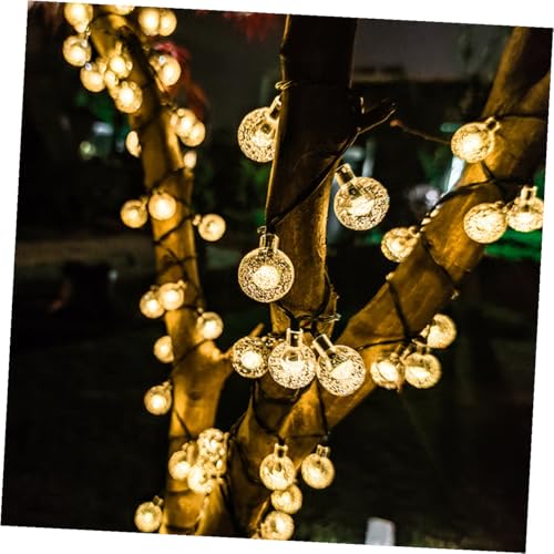 Luces de cadena solar LED burbuja para exterior 5m miniatura 5