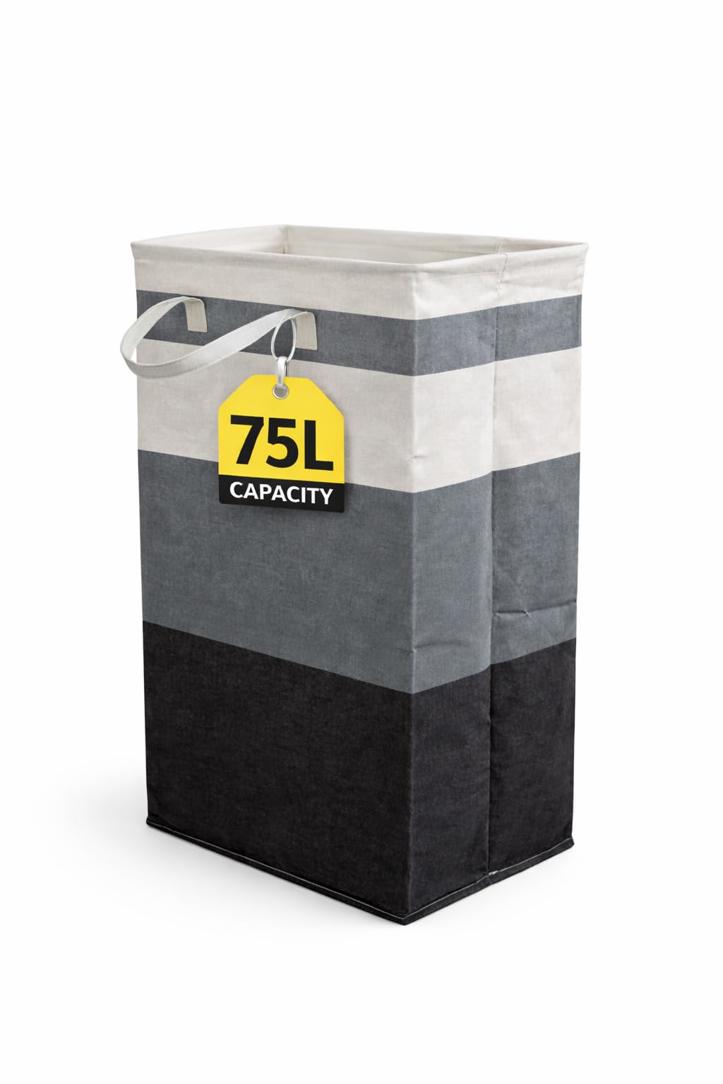 Cesto Ropa Sucia 75L Plegable, Cesta Ropa Sucia Grande con Estructura Metálica y Asas Laterales, 60x30x40 cm, para Baño y Dormitorio — view 8