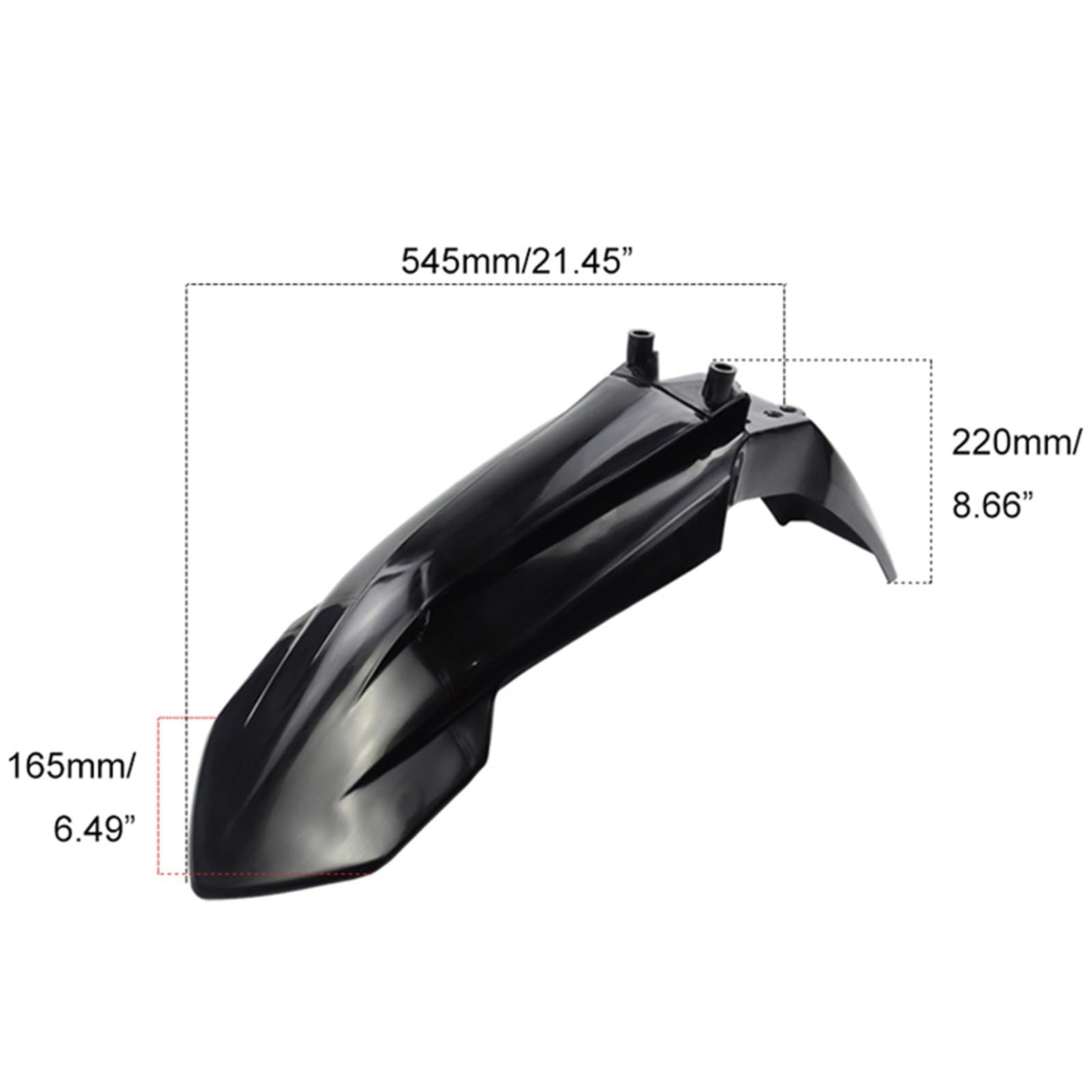 Zestaw przedniego błotnika motocykla Błotnik Fairing Body Kit KT65 Dirt Bike Część ciała Osłona przeciwbłotna Akcesoria ochronne Zestaw owiewek błotnika błotnika(1212-K65-RD)