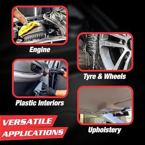 Image of Heavy Duty Degreaser for Car & Bike Engine Parts - Oil, Grease & Grime Remover, Fast-Acting Multi-Surface Cleaner (1L Concentrated)