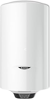 Ariston PRO1 ECO 100L - Chauffe-eau Electrique Vertical Mural Ø450 mm - Intelligent Fonction ECO - Classe B - Conçu et fabriqué pour être installé en France