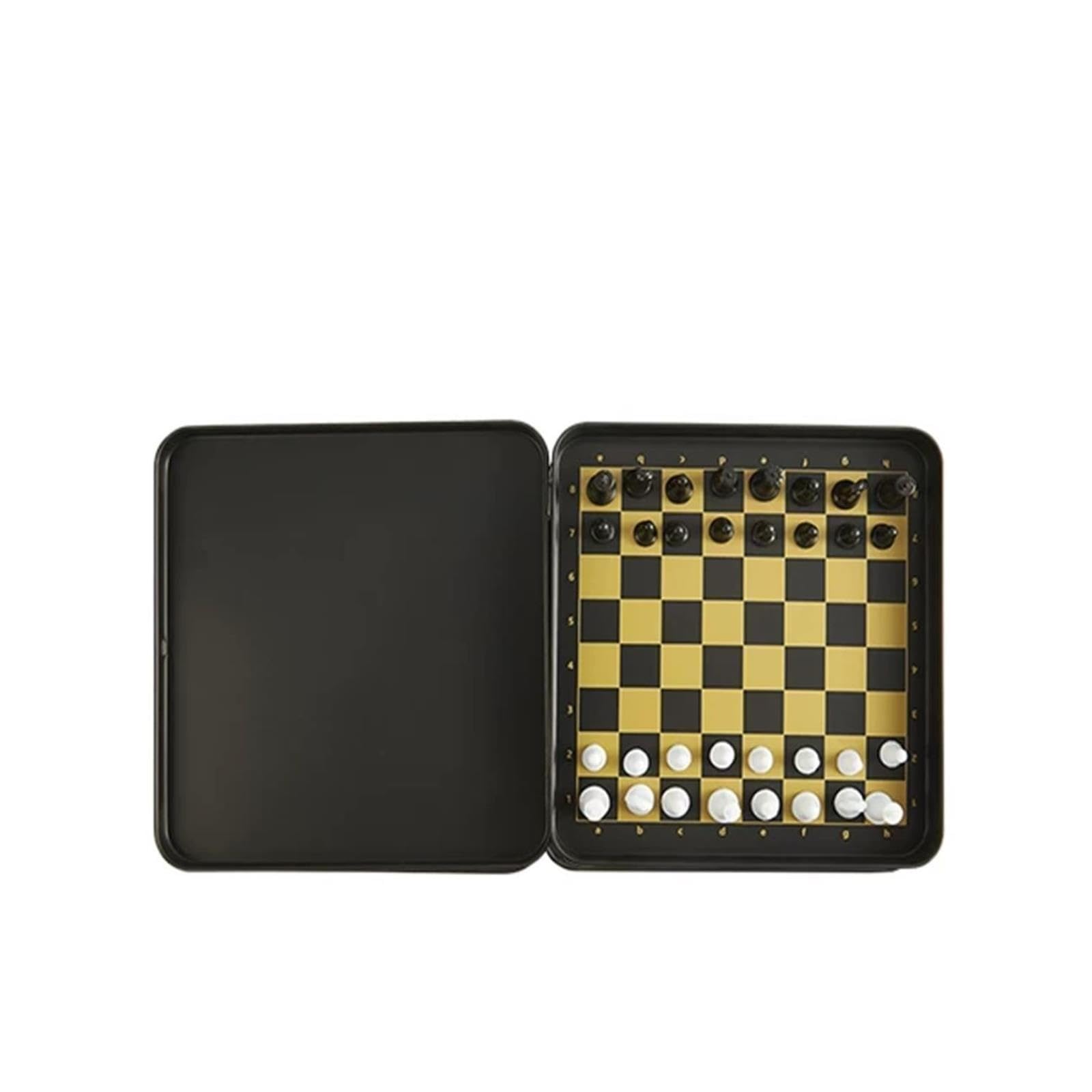 Jeu d'échecs magnétique Portable dans Une boîte en métal